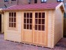 3.0-4.2m wide Apex 28-45mm Log Cabin 107
