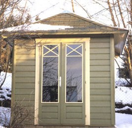 Hipped 28mm Log Cabin Summerhouse 599