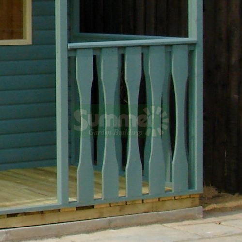SUMMER HOUSES - Optional 4ft deep verandah SUMMER HOUSES - Optional 4ft deep verandah