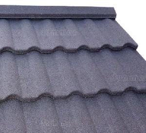 Granular steel roof tiles
