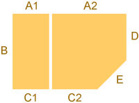 LOG CABINS xx - Base dimensions LOG CABINS xx - Base dimensions