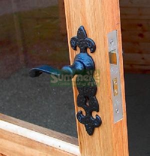 SUMMER HOUSES - Black antique ironmongery SUMMER HOUSES - Black antique ironmongery