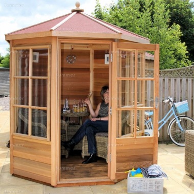 Alton Shipton Octagonal Summerhouse - Toughened Glass Alton Shipton Octagonal Summerhouse - Toughened Glass