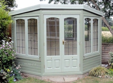 Malvern Cottage Harwood - Leaded Glass