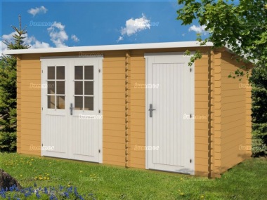 Two Room Pent Log Cabin 346 - Shed and Summerhouse Two Room Pent Log Cabin 346 - Shed and Summerhouse