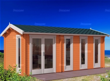 Side Door Apex 40mm Log Cabin 444 - Double Glazed Side Door Apex 40mm Log Cabin 444 - Double Glazed