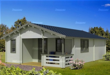 Four Room Apex Log Cabin 818 - Double Glazed, Integral Porch Four Room Apex Log Cabin 818 - Double Glazed, Integral Porch