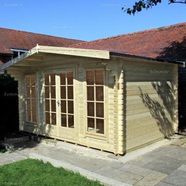 Shire Argyll Log Cabin - Double Door, FSC® Certified