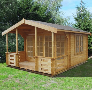 Shire Hatfield Log Cabin - Verandah, FSC® Certified