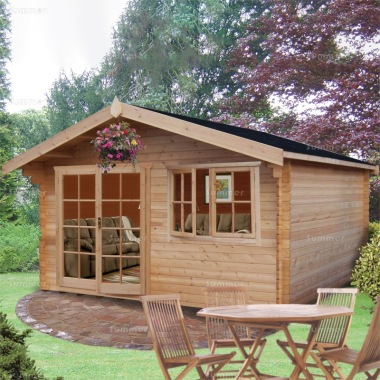 Shire Abbeyford Log Cabin - Double Door