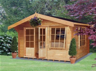 Shire Hale Log Cabin - Double Door
