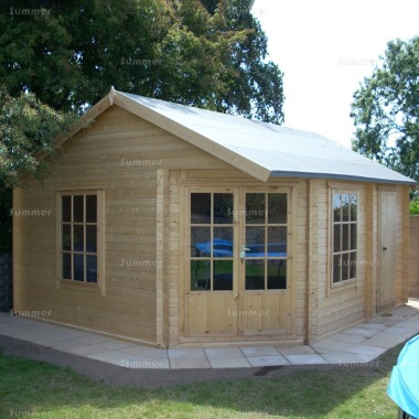 Shire Livia Ropsley - Two Room Corner Log Cabin, FSC® Certified Shire Livia Ropsley - Two Room Corner Log Cabin, FSC® Certified