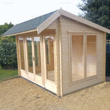 Shire Wykenham Log Cabin - Low Level Glazing, FSC® Certified