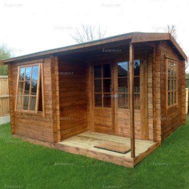 Shire Ringwood Log Cabin - Integral Porch, FSC® Certified Shire Ringwood Log Cabin - Integral Porch, FSC® Certified