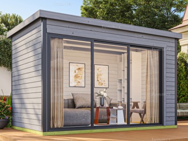 45mm Log Cabin 391 - Modern Aluminium Hybrid, FSC® Certified