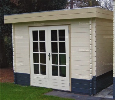 Lugarde Double Glazed Pent Roof Log Cabin 598 - Georgian