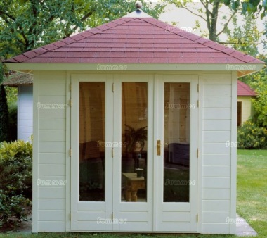 Lugarde Hipped Roof Folding Door Log Cabin 308 - Bespoke