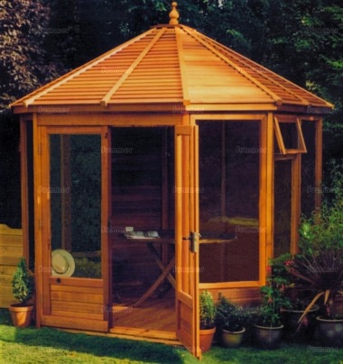 Malvern Gazebo Octagonal Summerhouse - Large Panes Malvern Gazebo Octagonal Summerhouse - Large Panes