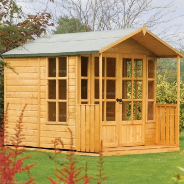 Rowlinson Arley Summerhouse - Verandah, Double Door, FSC® Certified